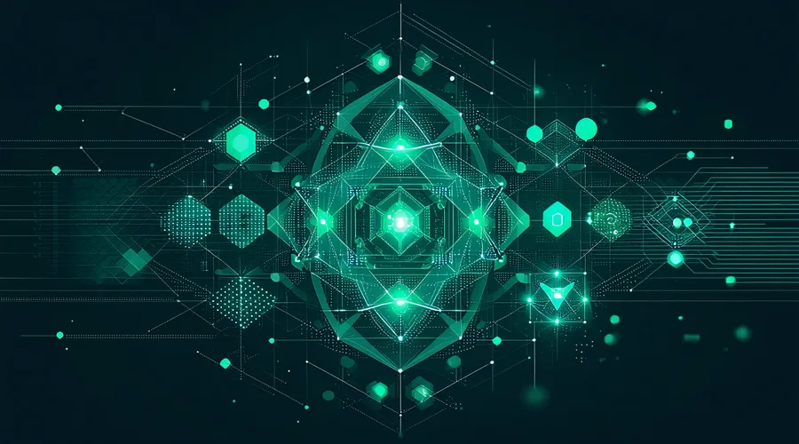 Abstract visualization representing multi-language code analysis — Python, JavaScript, Java, Go